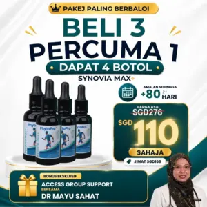 4 Botol Synovia Max+